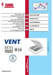 Fiamma Turbo-Vent Crystal Instructions De Montage Et Mode D'emploi