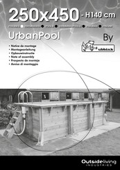 ubbink UrbanPool 250x450-H140 Notice De Montage