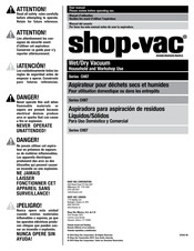 Shop-Vac CH87 Série Manuel D'utilisation