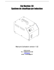 GYS Car Duction 33 OL-441-3.3-50I-00A Manuel D'utilisation