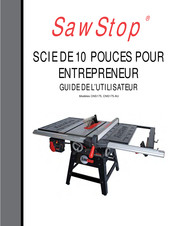 SawStop CNS175-AU Guide De L'utilisateur