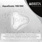 Brita AquaGusto 250 Instructions D'utilisation