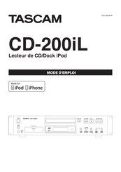 Tascam CD-200iL Mode D'emploi