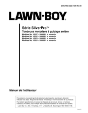 Lawn-Boy SilverPro 10252 Manuel De L'utilisateur