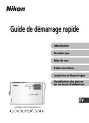 Nikon COOLPIX S50c Guide De Démarrage Rapide