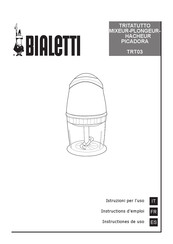 Bialetti TRT03 Instructions D'emploi