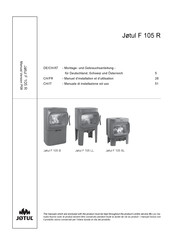 Jøtul F 105 Manuel D'utilisation Et D'installation