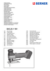 Berner BACJS-1 18V Notice Originale