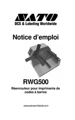 SATO RWG500 Notice D'emploi