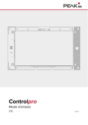 PEAKnx Controlpro Mode D'emploi