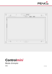 PEAKnx Controlmini Mode D'emploi