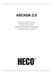 Heco ASCADA 2.0 Mode D'emploi