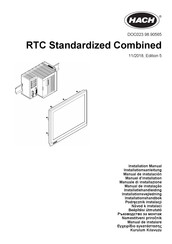 Hach RTC Standardized Combined CX5130 Manuel D'installation