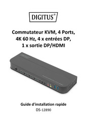 Digitus DS-12890 Guide D'installation Rapide