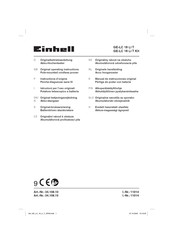 EINHELL 34.108.15 Instructions D'origine