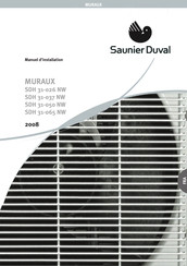 Saunier Duval SDH 31-037 NW Manuel D'installation