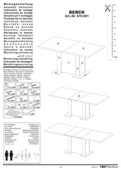 FMD Furniture BERCK 670-001 Instructions De Montage