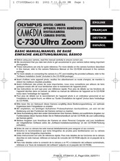 Olympus Camedia C-730 Ultra Zoom Mode D'emploi