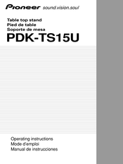 Pioneer PDK-TS15U Mode D'emploi