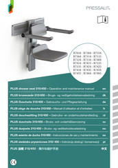 Pressalit PLUS R7334 Manuel D'utilisation Et D'entretien