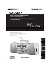 Sharp GX-CD1200W Mode D'emploi