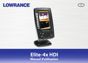 Lowrance Elite-4x HDI Manuel D'utilisation