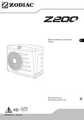 Zodiac Z200 Notice D'installation Et D'utilisation