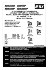 Max CN550S Manuel D'instructions D'utilisation