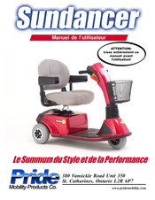 Pride Mobility Products Sundancer Manuel De L'utilisateur