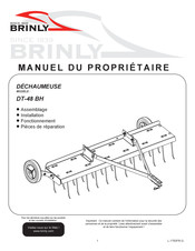 Brinly DT-48 BH Manuel Du Propriétaire