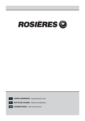 ROSIERES RO34802 Notice D'utilisation