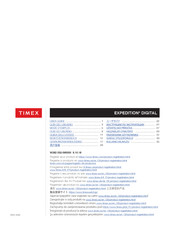 Timex Expedition Digital Mode D'emploi