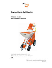 Pft RITMO XL FU 230V Instructions D'utilisation
