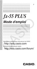 Casio fx-55 PLUS Mode D'emploi