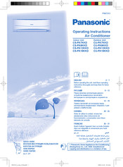 Panasonic CU-PA7KKD Guide Rapide