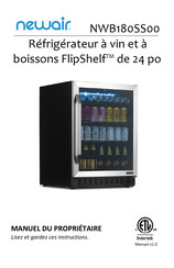 NewAir FlipShelf NWB180SS00 Manuel Du Propriétaire