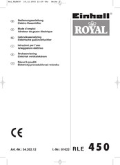 Einhell Royal 34.202.12 Mode D'emploi