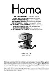 Homa HCM-7520 Instructions D'utilisation