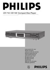 Philips CD 713 Mode D'emploi