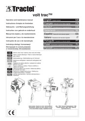 Tractel volt trac 1000 Instructions D'emploi Et D'entretien