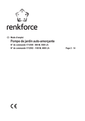 Renkforce 1712592 Mode D'emploi