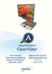 Optelec ClearView+ Manuel D'utilisation