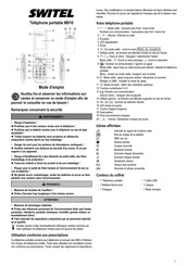 switel M910 Mode D'emploi