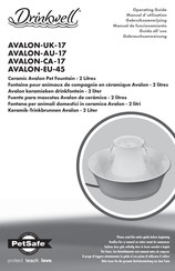 Petsafe Drinkwell AVALON-UK-17 Manuel D'utilisation