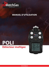 WatchGas POLI MP400 Manuel D'utilisation