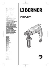 Berner BRD-HT Notice Originale