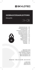 SKYLOTEC MINI ROLL Instructions D'utilisation