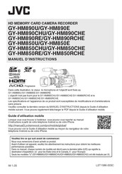 JVC GY-HM890E Manuel D'instructions