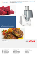 Bosch MFW 6CC Série Mode D'emploi