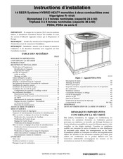 International comfort products HYBRID HEAT E PDD4 Instructions D'installation